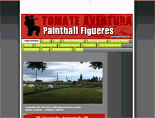 Tablet Screenshot of paintball-figueres.com